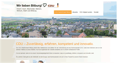 Desktop Screenshot of cdu-bitburg.de
